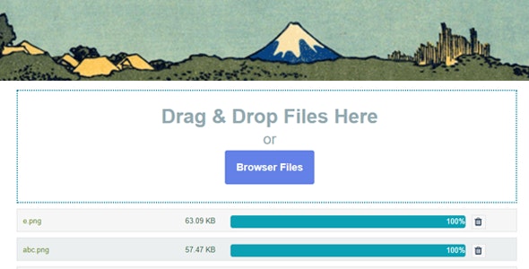 Contact Form 7 Drag and Drop FIles Upload
