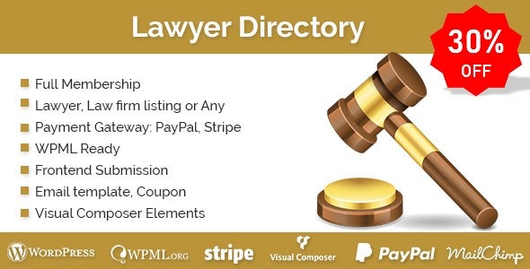 Lawyer Directory WordPress Plugin