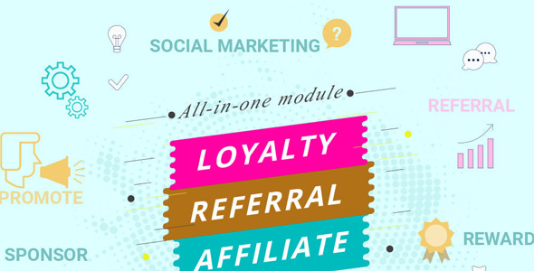 Loyalty, referral & affiliate program (reward points)