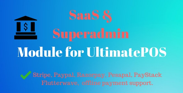 SaaS & Superadmin Module for UltimatePOS