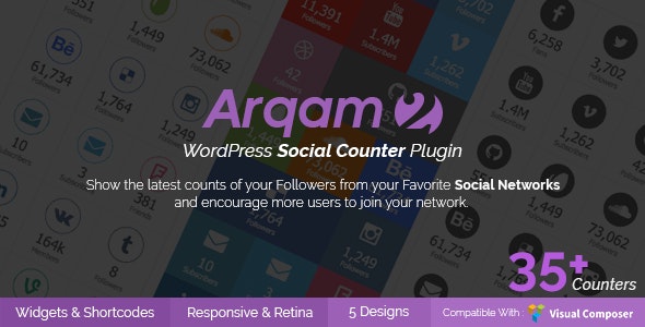 Social Counter Plugin for WordPress