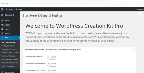 WordPress Creation Kit Pro