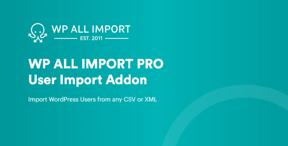 WP All Import Pro User Import Add-On