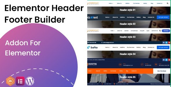 Elementor Header Footer Builder Addon
