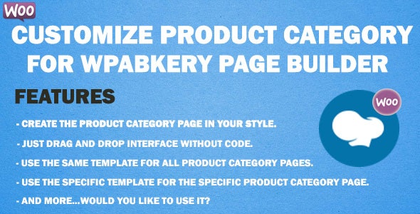 Customize Product Category for WPBakery Page Builder