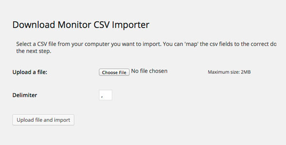 Download Monitor CSV Importer Extension