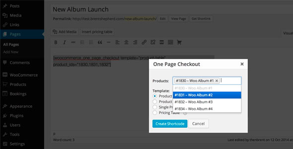 One Page Checkout For WooCommerce