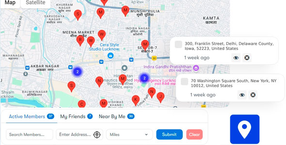BuddyPress Maps & Check-ins Pro